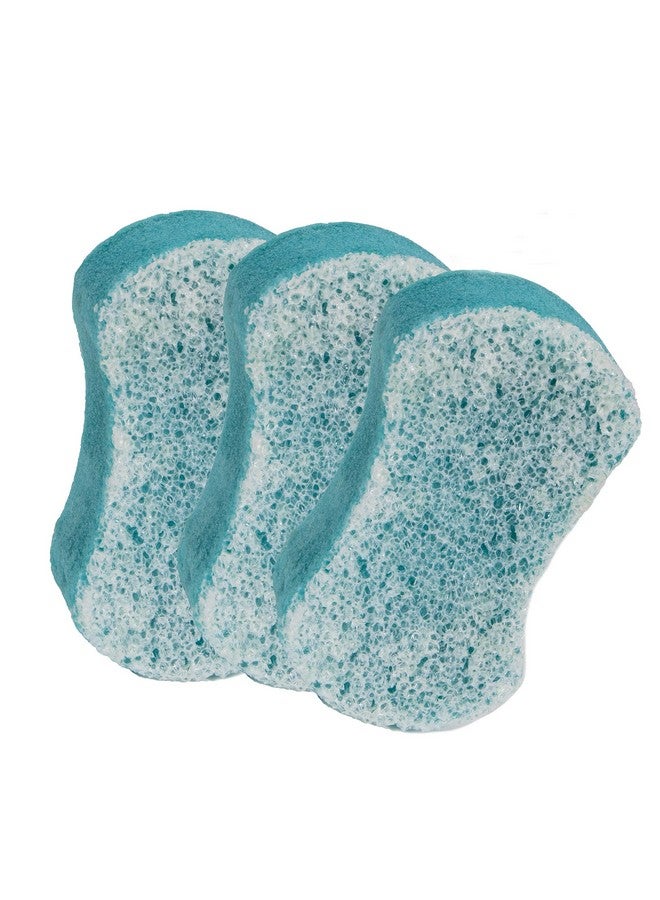spongeables Exfoliating Body Wash Sponge With Avocado Oil And Vitamin E Sea Salt 3 Count - Image 1