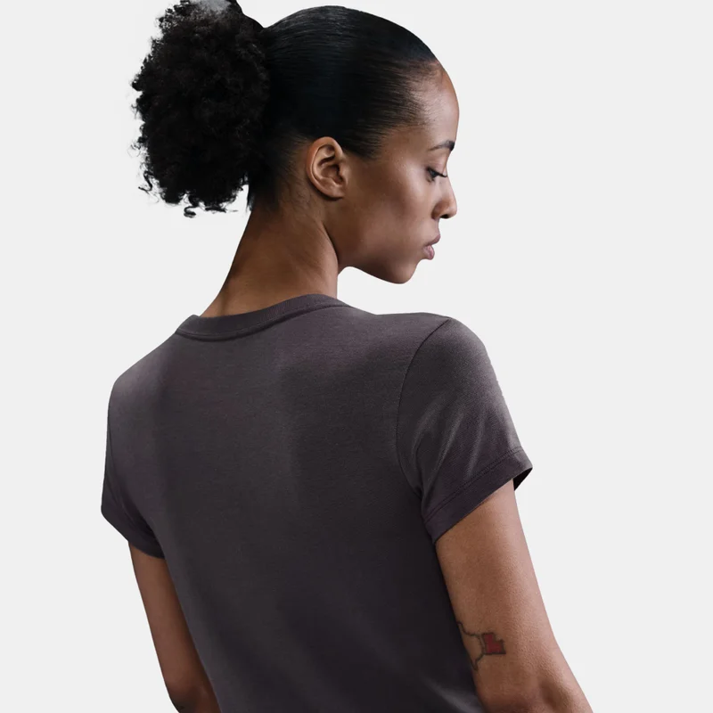Nike Black Women's Sportswear Chill Knit T-Shirt for Women | Best Price UAE