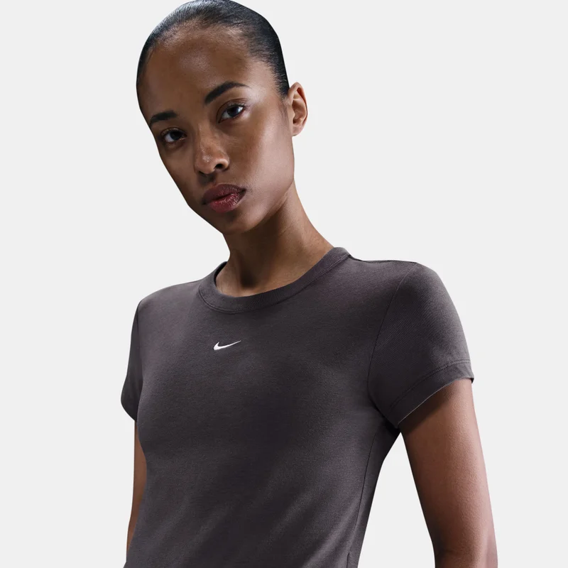 Nike Black Women's Sportswear Chill Knit T-Shirt for Women | Best Price UAE