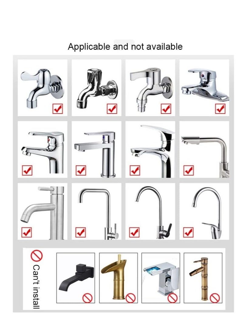 KASTWAVE Faucet Sprayer Hose Rinser Attachment, Faucet Diverter and Adapter for Kitchen Faucet Bathroom Laundry Room Bathtub Bathing Babies, Pets Washing Vegetables  - Image 4