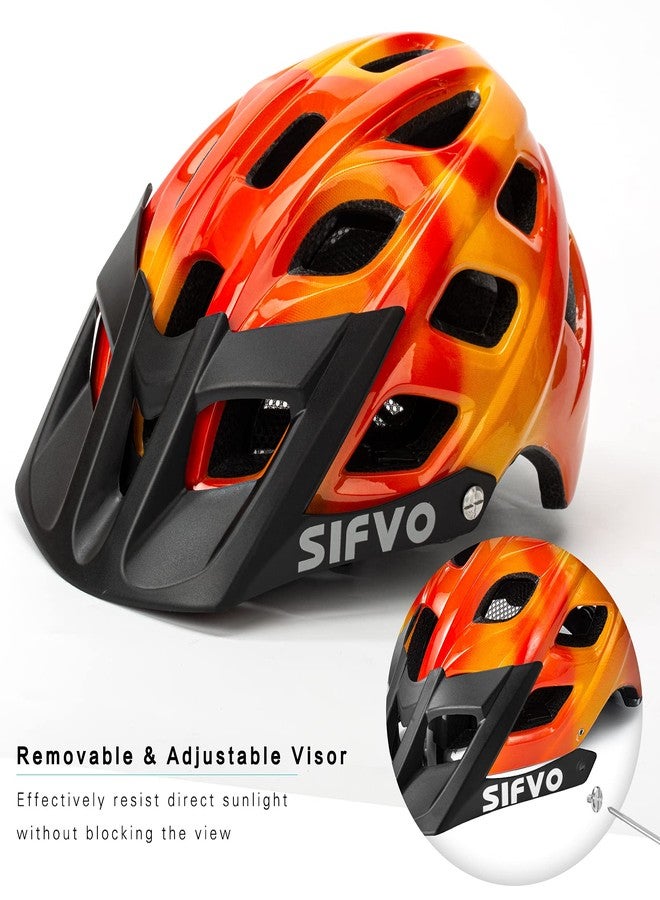SIFVO Kids Bike Helmet for Boys and Girls Ages 8-14 Adjustable Youth Helmet with Detachable Visor Lightweight, Safe & Stylish Cycling Bicycle Helmets for Kids 54-57cm - Image 2