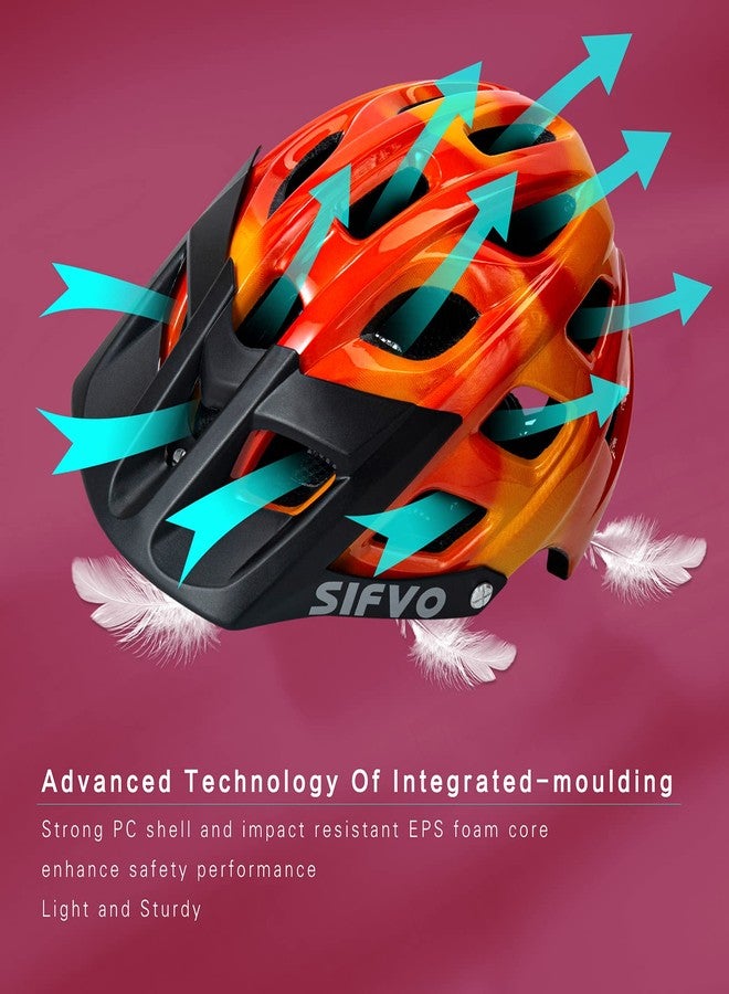 SIFVO Kids Bike Helmet for Boys and Girls Ages 8-14 Adjustable Youth Helmet with Detachable Visor Lightweight, Safe & Stylish Cycling Bicycle Helmets for Kids 54-57cm - Image 3