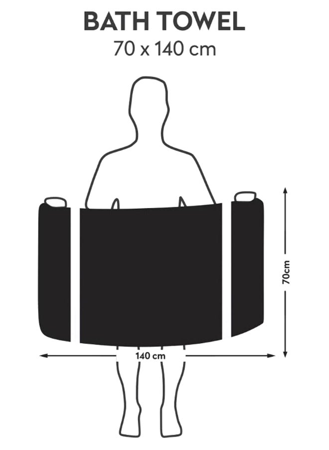 AZM Single piece suit Bath Towel 550 GSM 100% Cotton  - Image 3