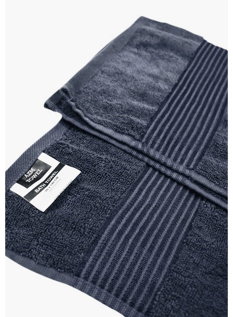 أيه زيد أم منشفة استحمام فاخرة قطن 100% قطعة واحدة (70 × 140 سم) – 550 جرام/م– امتصاص عالي وتجف بسرعة – مثالية للحمام – لون رمادي - Image 4