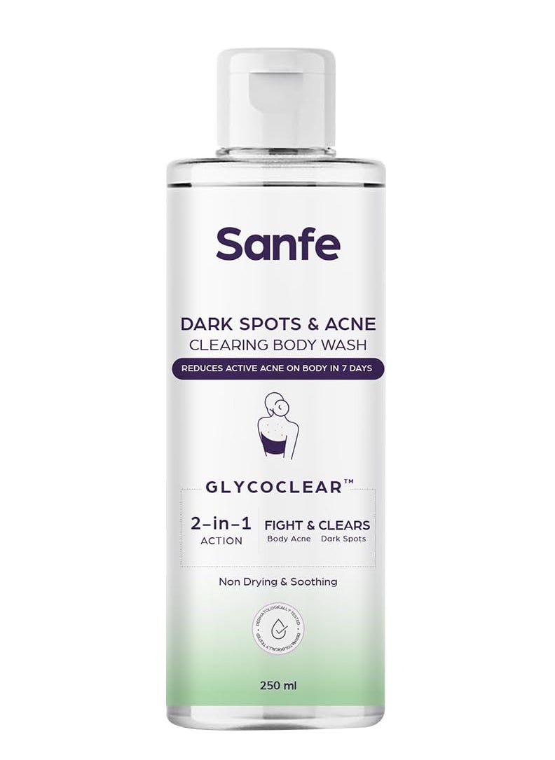 Dark Spots Acne Clearing Body Wash Prevents Acne Bumpy Skin Fades Spots Salicylic Glycolic Acid Tea Tree Non Drying 250ml - pzsku/Z8907F3B704F849F25235Z/45/_/1740477067/c8ca6d96-a019-4ff6-bbf4-23fcb5772346