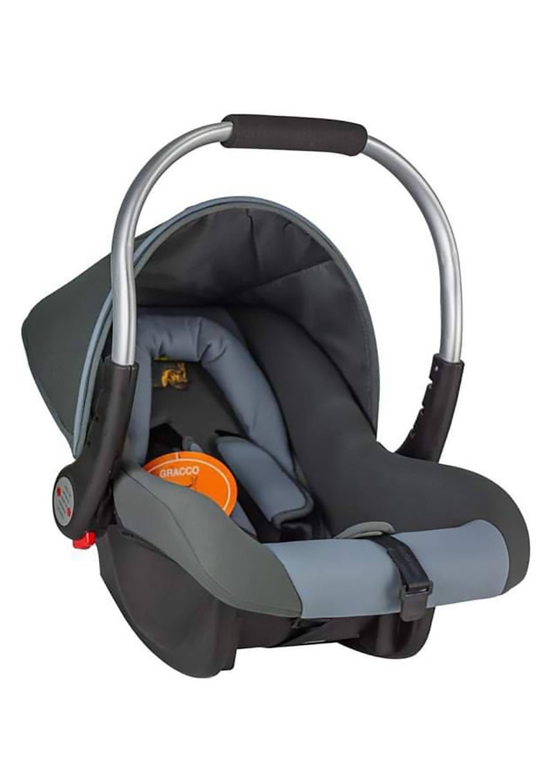 Generic - Car Seat with Metal Hand Levels for Newborns -Up to 18 Months - grey/black - Image 1