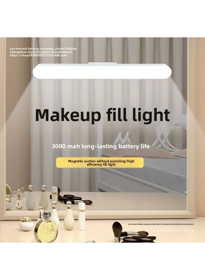 Led Fill Light Makeup Special Makeup Dresser Wash Light Punch-free Toilet Mirror Makeup Fill Light-Specifications:Makeup Fill Light 【adjustable Angle + No Punching Installation】 - 32cm Remote Contro  - Image 2