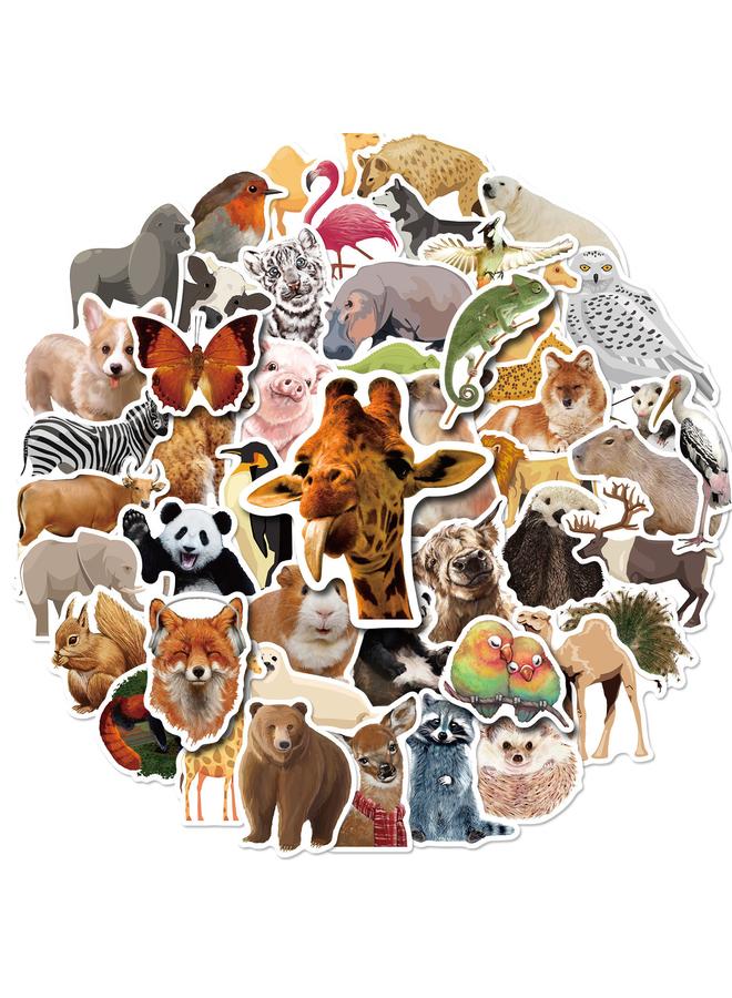 Bluejw 200 Realistic Animal Stickers Natural Small Animal Graffiti Stickers Notebook Skateboard Luggage Waterproof Stickers - Image 2