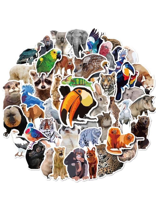 Bluejw 200 Realistic Animal Stickers Natural Small Animal Graffiti Stickers Notebook Skateboard Luggage Waterproof Stickers - Image 3