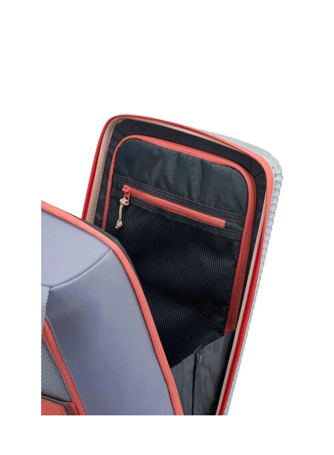 AMERICAN TOURISTER American Tourister Rollio U Backpack - Silver/Glitter/Salmon - 1 Year Global Warranty