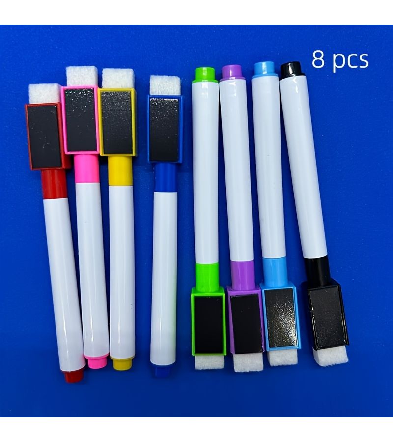 24 Pieces Fine Magnetic Dry Erase Markers Low Odor Washable Assorted Colors - Image 5