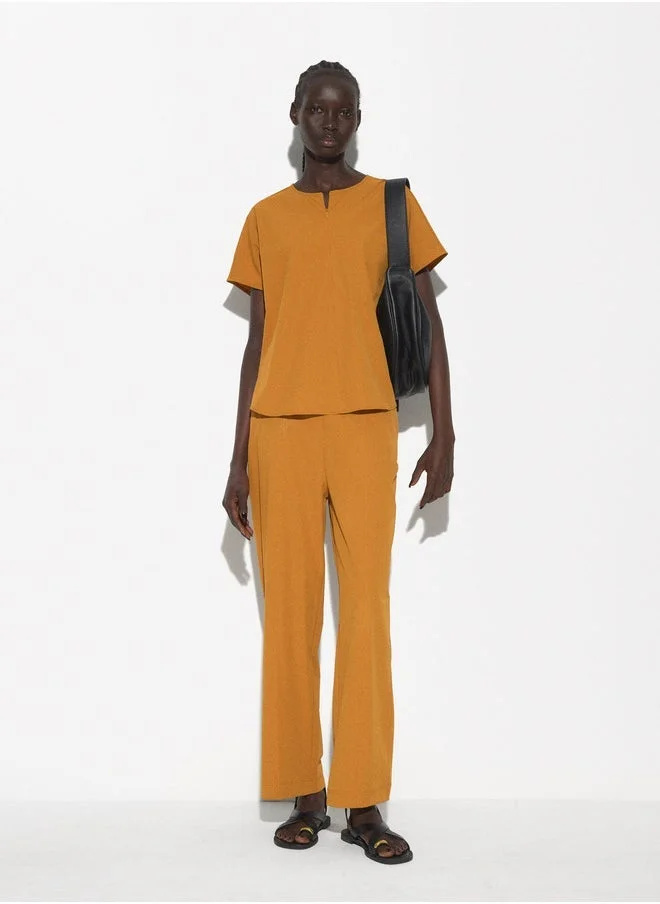 PARFOIS Top With Zip Closure