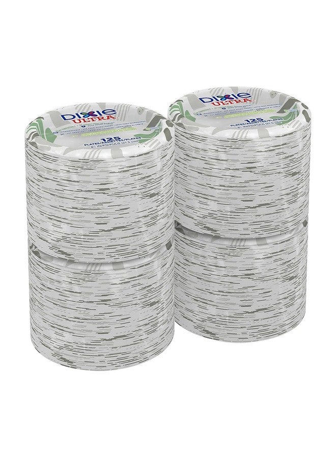 Dixie Ultra SXP9PATHPK Plates, Extra Heavy Weight, 8-1/2-Inch, 125/PK, Pathways/White - Image 4