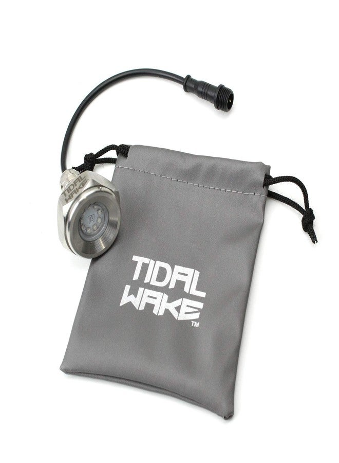 Tidal Wake IP68 Underwater 1/2in Standard Boat Drain Plug LED Light Built-in Driver & Overheat Protection 3 Yr/50,000hr Warranty, 316 Stainless Steel, 12-30v/27w,1800 lumen w/Storage Bag (Blue) - Image 4