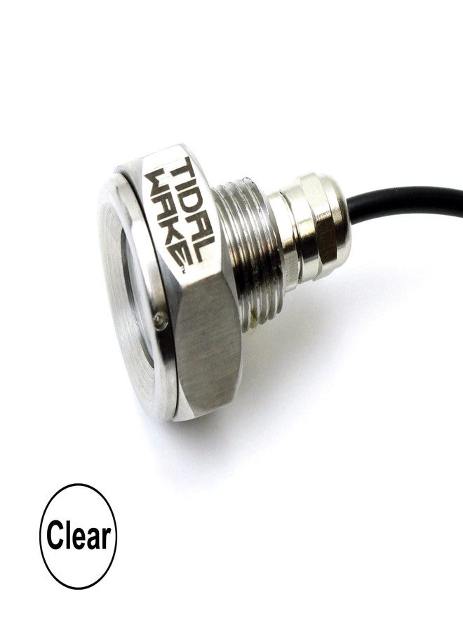 Tidal Wake IP68 Underwater 1/2in Standard Boat Drain Plug LED Light Built-in Driver & Overheat Protection 3 Yr/50,000hr Warranty, 316 Stainless Steel, 12-30v/27w,1800 lumen w/Storage Bag (Blue) - Image 2