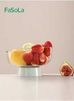 Fasola Dried Fruit Tray Fruit Snacks Fruit Basket Living Room Coffee Table Tall Candy Box Multifunctional Leaching Fruit Tray  - Image 1