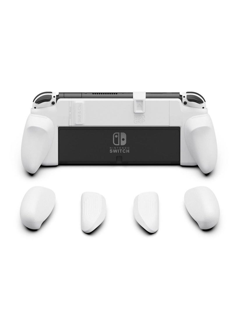 Generic - Grip Case Compatible with Nintendo Switch OLED Model, Comfortable & Ergonomic Grip Switch Accessories, with Replaceable Grips, with 5 Game Slots, for Nintendo Switch OLED - Image 1