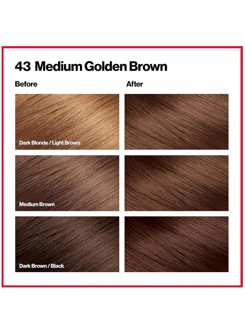 Revlon لون شعر كولورسيلك، بني ذهبي متوسط [43] - Image 2