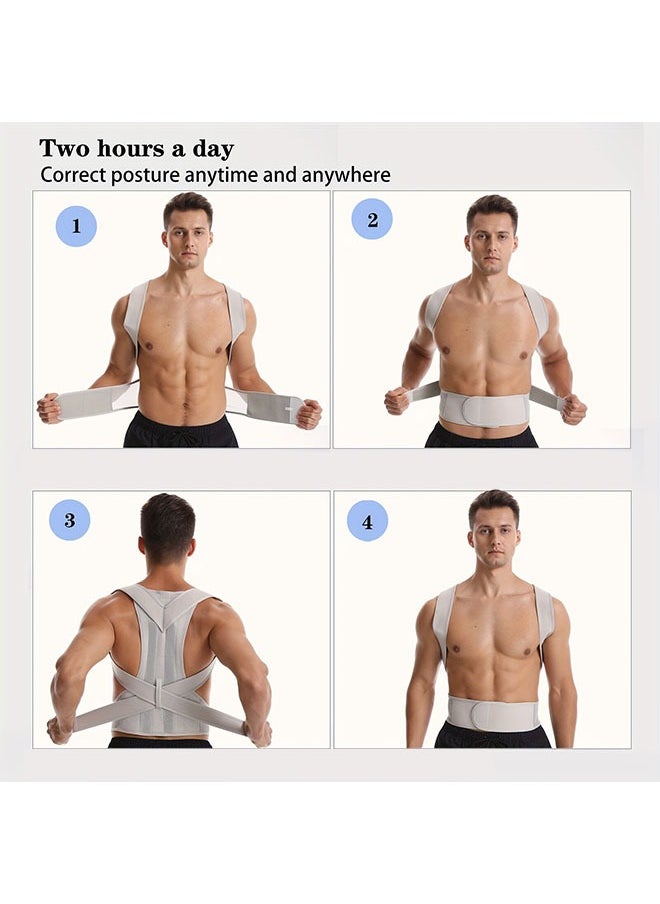 Generic Postural Belt Correction Belt, Shoulder Posture Corrector, Invisible Orthopedic Corset Straight Back Support, Back Pain Relief  - Image 5