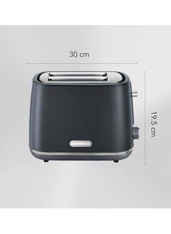 Carrera Carrera 2-Slice Toaster CRR 563– 930W, Wide Slots for 120x120mm Bread, 7 Browning Settings, Reheat/Defrost/Stop Function, Removable Crumb Tray, Automatic Shut-Off  - Image 3