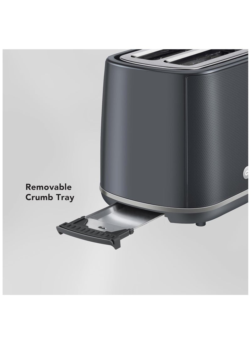 Carrera - Carrera 2-Slice Toaster CRR 563– 930W, Wide Slots for 120x120mm Bread, 7 Browning Settings, Reheat/Defrost/Stop Function, Removable Crumb Tray, Automatic Shut-Off - Image 1