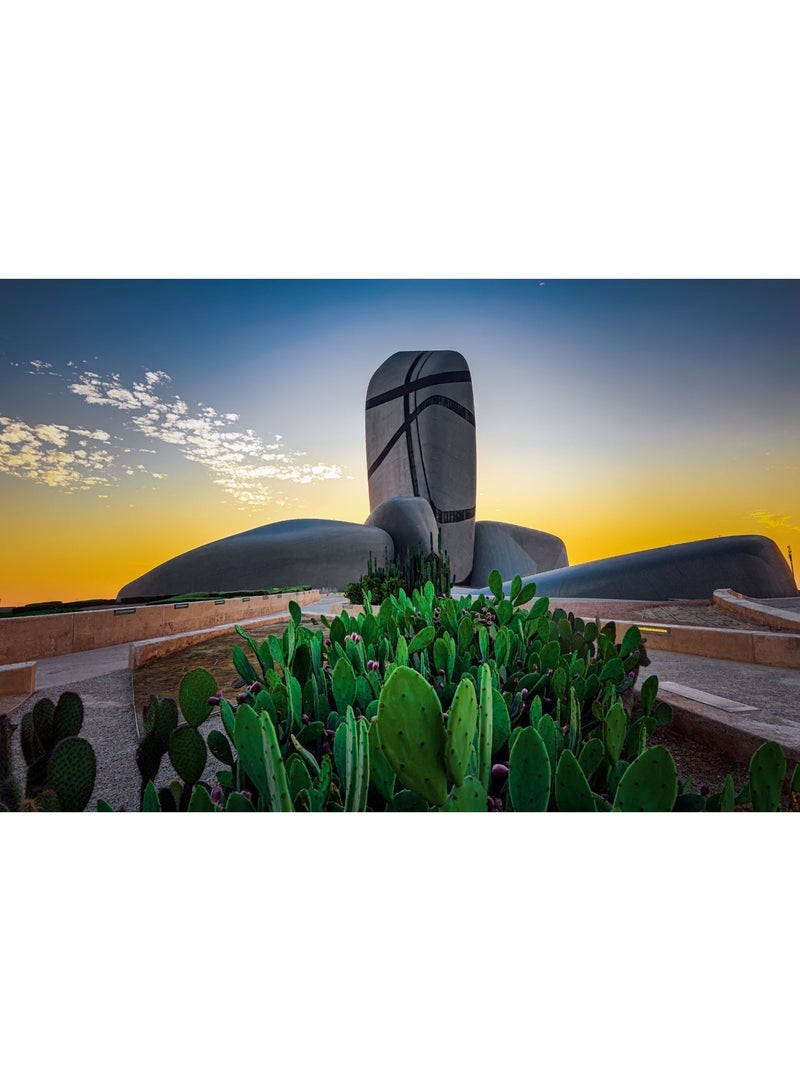 TARZEEM Ithra Center 300 Piece Puzzle with High Quality Design Inspired by Iconic Saudi Cultural Landmark - Image 1