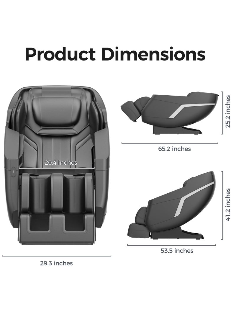 BOSSCARE Assembled Massage Chair and Recliners Full Body Black for Muscle Relaxation(41*23*32 in) - Image 3