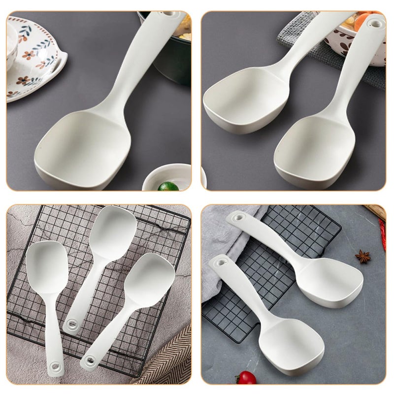 Large Kitchen Soup Ladles Set of 3 Long Handle Serving Spoons for Canteen - Image 5
