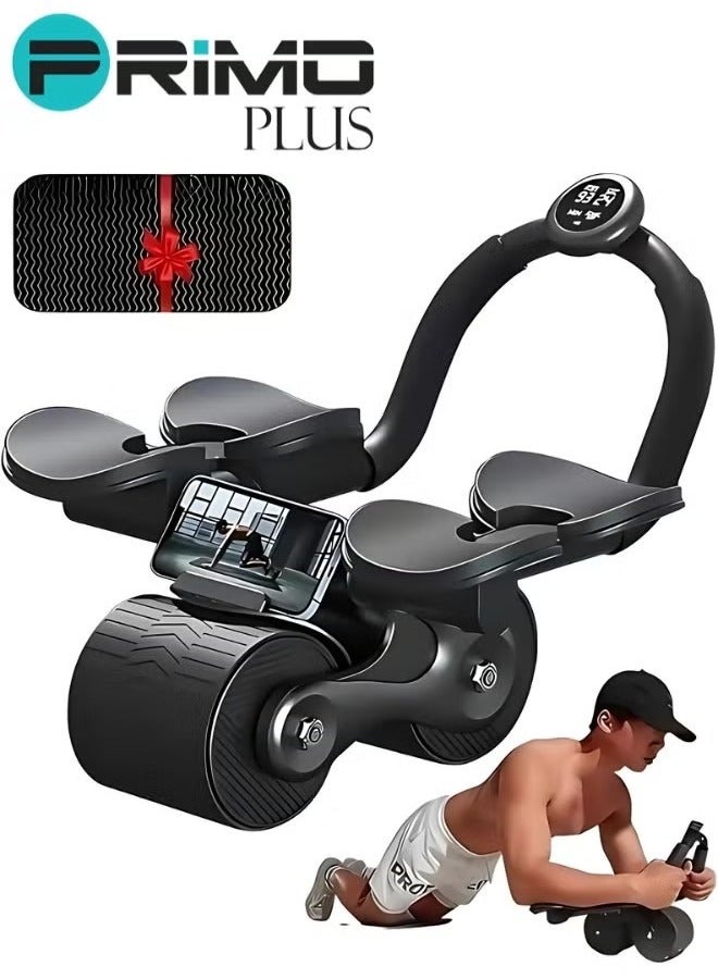 PRIMO PLUS Abdominal Roller With Occasional Elbow Support And Mobile Holder, For Home Fitness - Image 1
