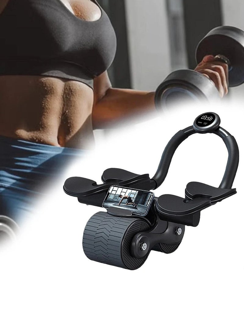 PRIMO PLUS Abdominal Roller With Occasional Elbow Support And Mobile Holder, For Home Fitness - Image 2