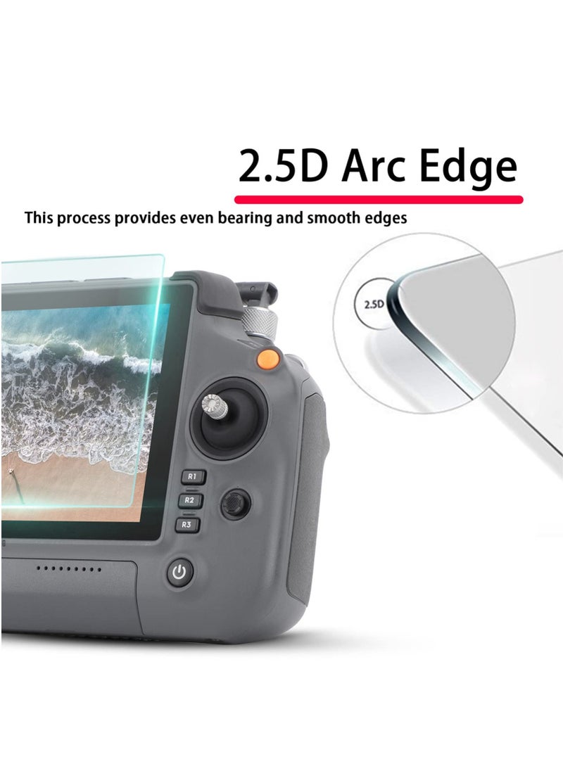 SYOSI - SYOSI RC Plus Controller Screen Protective Film for DJI Inspire 3 Camera Drone Remote Control, Set of 2 9H Hardness Anti-Scratch Tempered Glass Screen Protector RC Quadcopter Accessories - Image 1