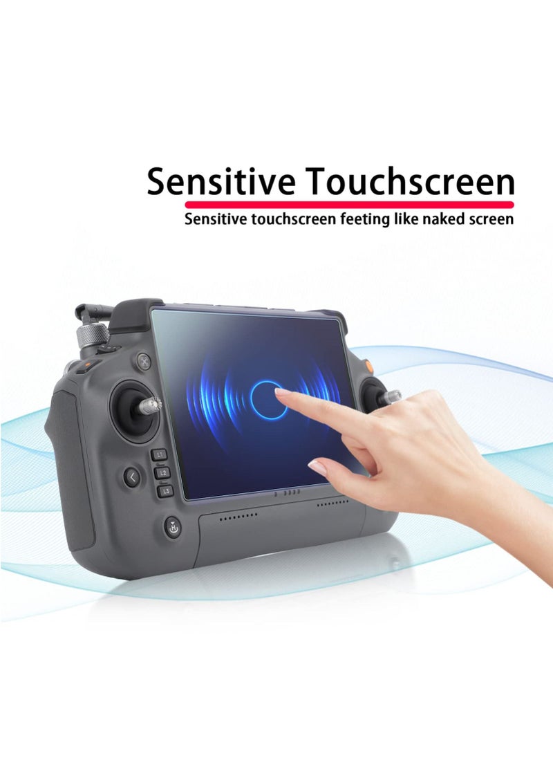 SYOSI - SYOSI RC Plus Controller Screen Protective Film for DJI Inspire 3 Camera Drone Remote Control, Set of 2 9H Hardness Anti-Scratch Tempered Glass Screen Protector RC Quadcopter Accessories - Image 1