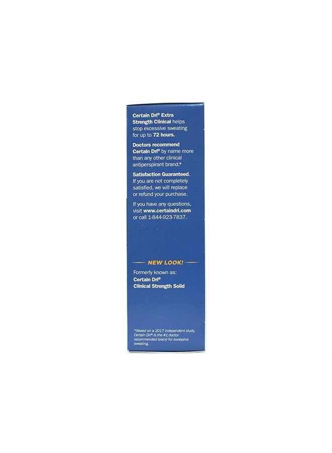 Certain Dri Extra Strength Clinical Solid Antiperspirant 1.7 oz - Pack of 5 - Image 2