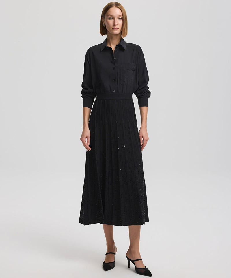 Ipekyol Knit Skirt With Rhinestones - Image 1