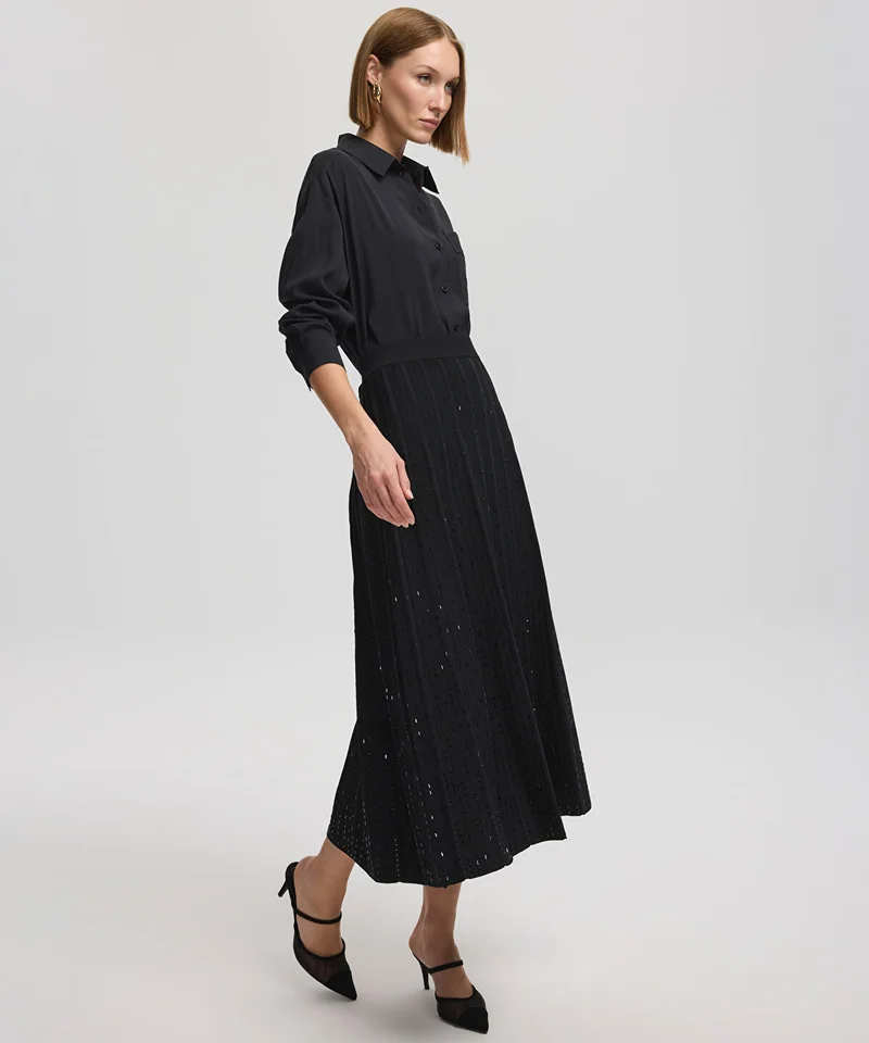 ابيكول Knit Skirt With Rhinestones