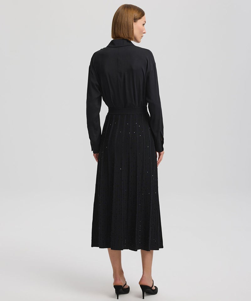 Ipekyol Knit Skirt With Rhinestones - Image 4