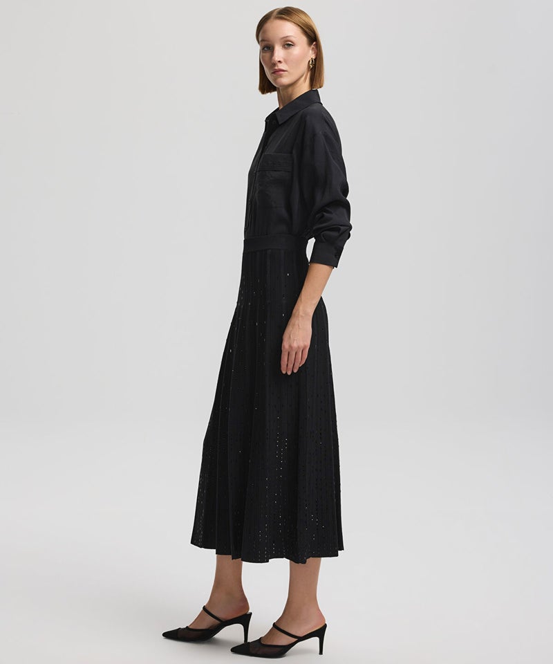 Ipekyol Knit Skirt With Rhinestones - Image 3