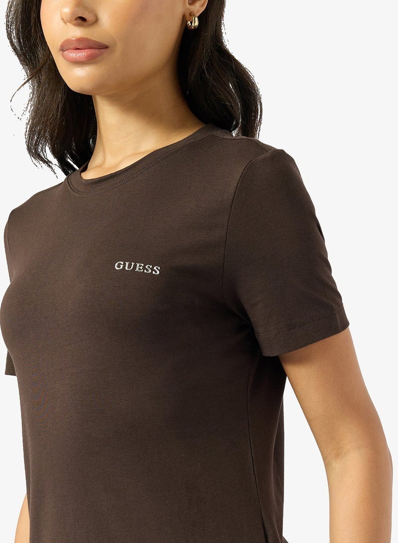 GUESS Tracey Crew Neck Short Sleeve T-Shirt - Image 4