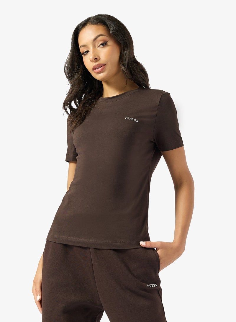 GUESS Tracey Crew Neck Short Sleeve T-Shirt - Image 2