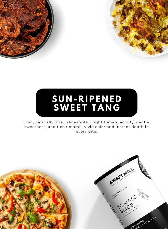 أباميك شرائح طماطم مجففة من أوافي ميل | شرائح ناضجة تحت أشعة الشمس لخلطات المكسرات وتحضير وجبات المؤن - 100 غرام | 3.5 أونصة (عبوة من 5 قطع) - Image 4
