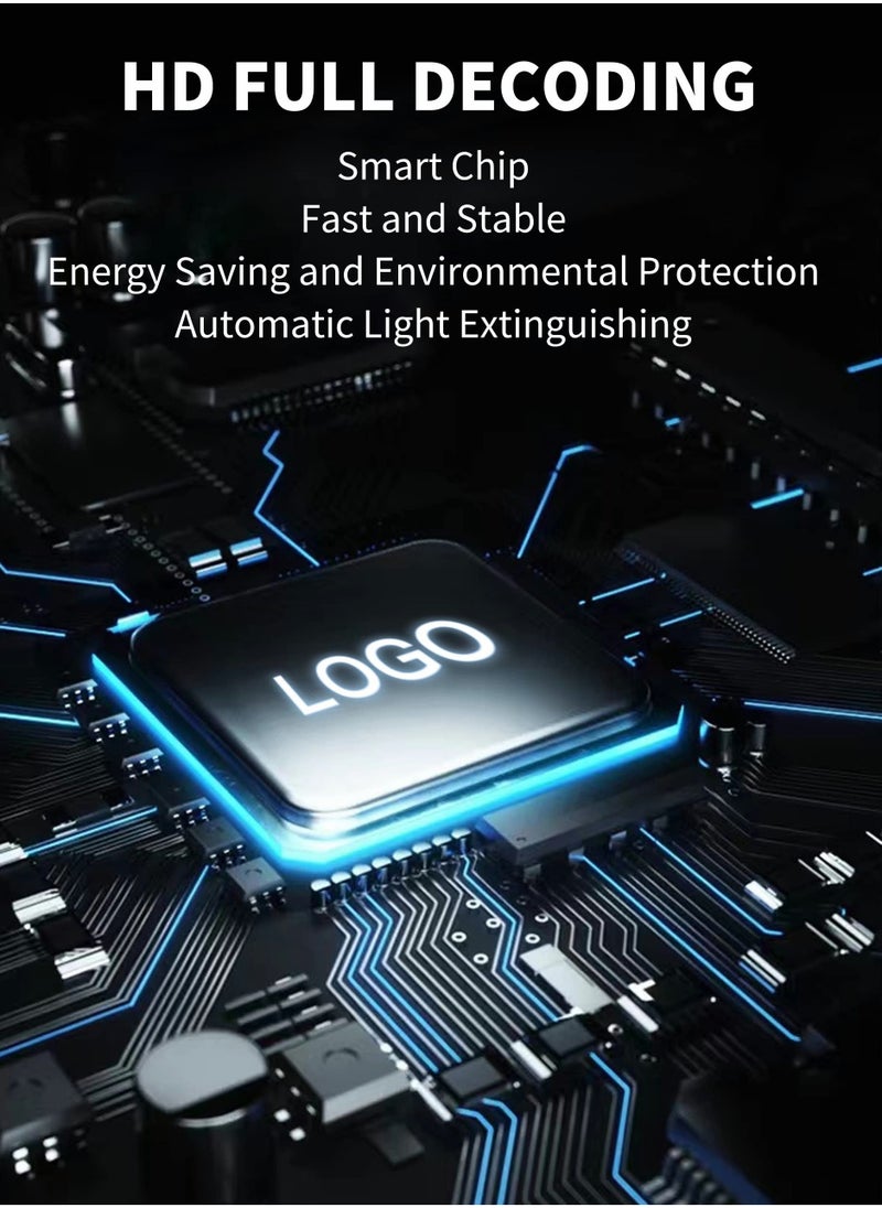 Excefore - LED Car Door Logo Lights, Welcome Lights Puddle Light Ghost Shadow Light Compatible with Accessories A1/A3/A4/A5/A6/A7/A8/B5/B6/B7/B8/C5/C6/C7/Q3/Q5/Q7/TT/8V/R8/8L/8P Series  2Pcs - Image 1