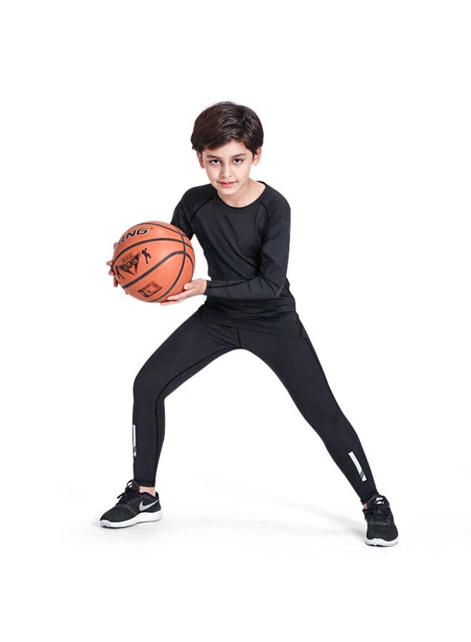 FANDIMU Vandimu Kids Sports Set Youth Training Jersey Long Sleeve Base Shirt Primary And Secondary School Running Shirt Badminton Shirt - Image 3