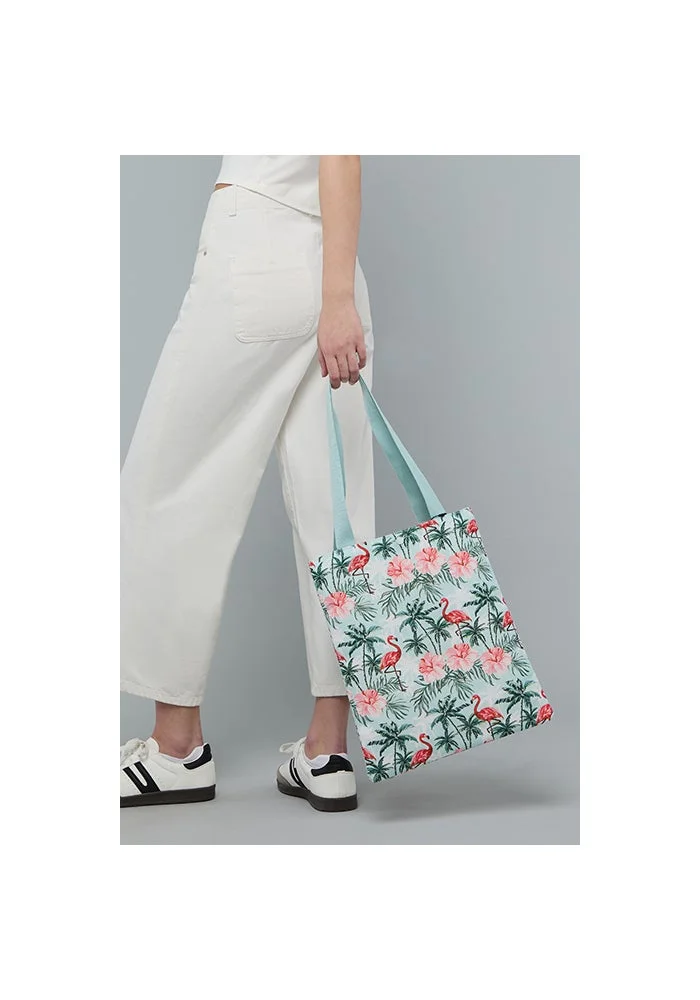 R&b  Printed Canvas Shoulder Bag for Women | Best Price UAE