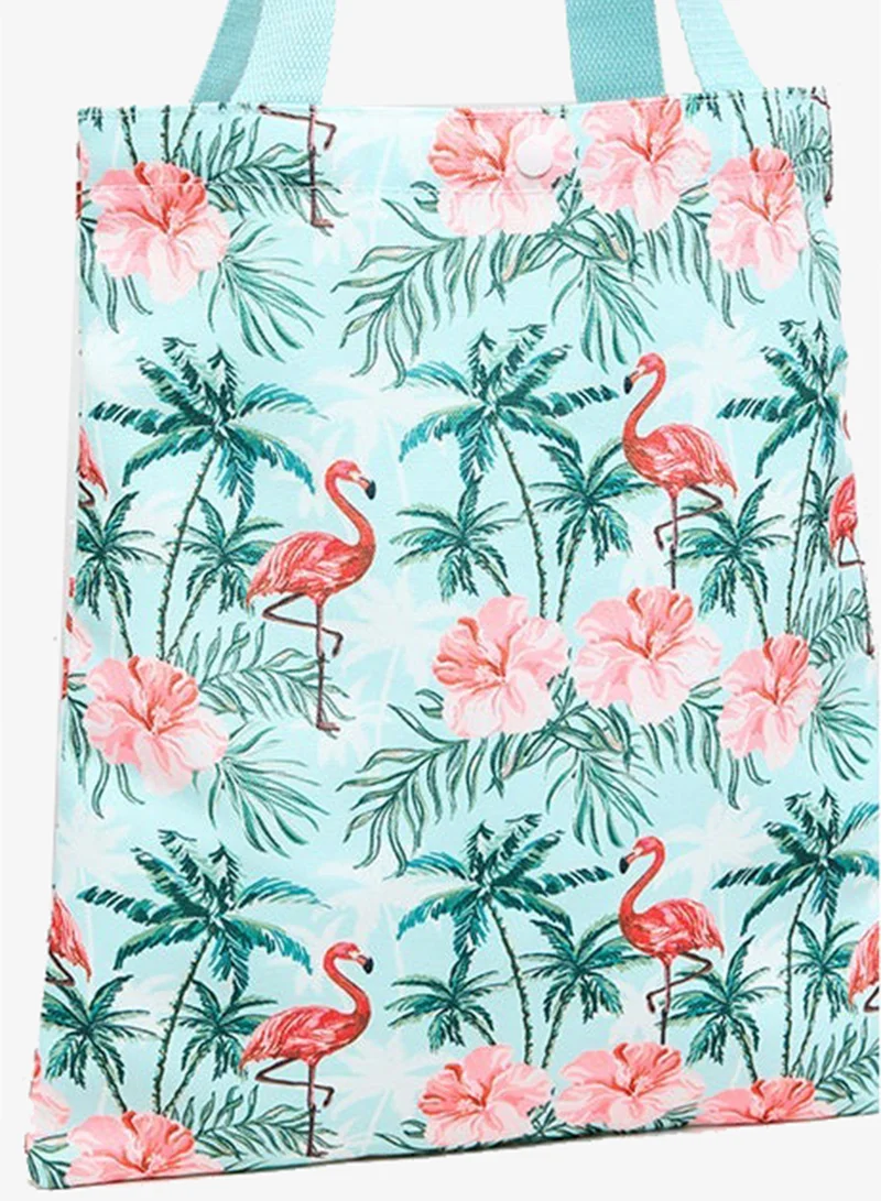 R&b  Printed Canvas Shoulder Bag for Women | Best Price UAE