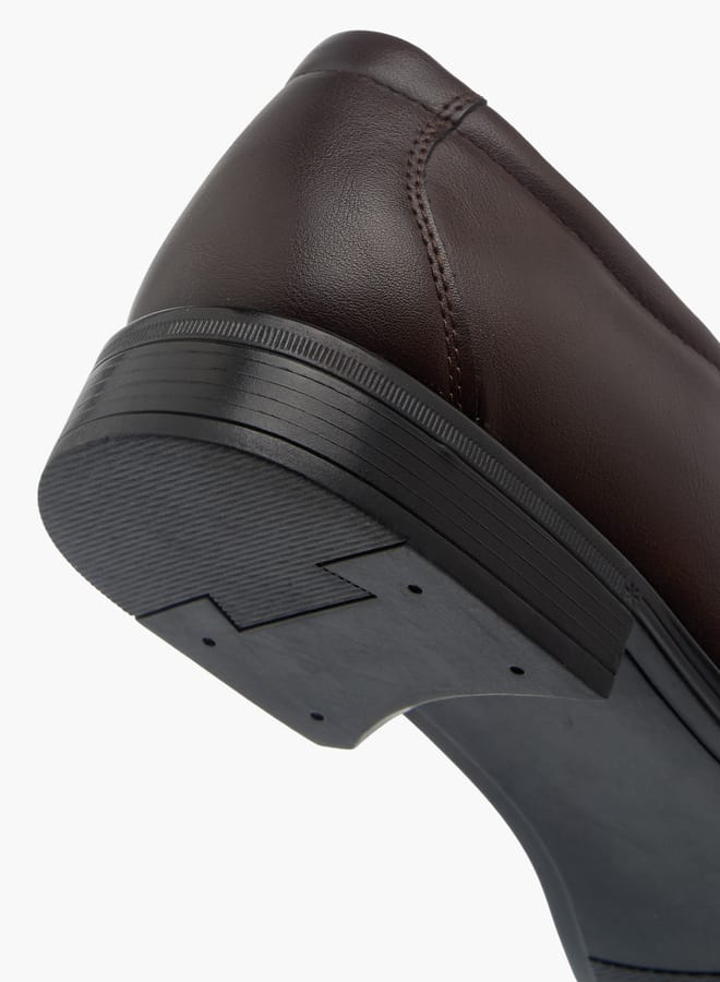 LBL by Shoexpress Mens Metal Accent Slip-On Loafers - Image 3