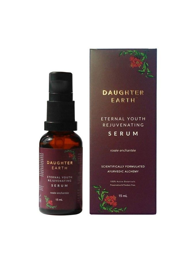 DAUGHTER EARTH - Eternal Youth Rejuvenating Face Serum 100% Vegan Natural & Ayurvedic Brightening Serum (15 Ml) - Image 1