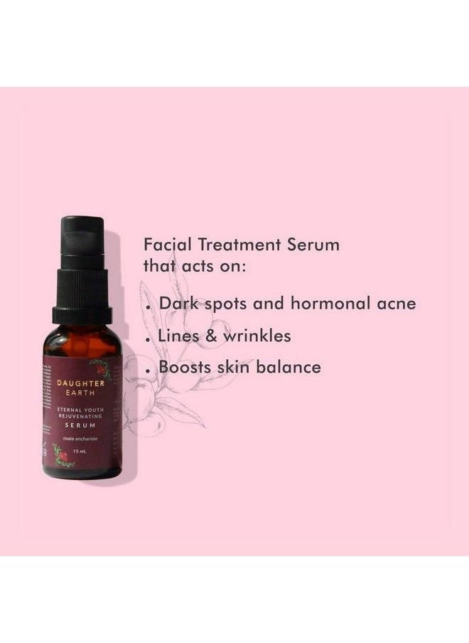 DAUGHTER EARTH - Eternal Youth Rejuvenating Face Serum 100% Vegan Natural & Ayurvedic Brightening Serum (15 Ml) - Image 1