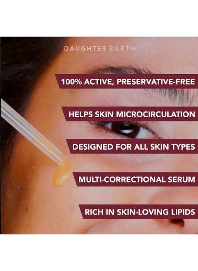 DAUGHTER EARTH - Eternal Youth Rejuvenating Face Serum 100% Vegan Natural & Ayurvedic Brightening Serum (15 Ml) - Image 1