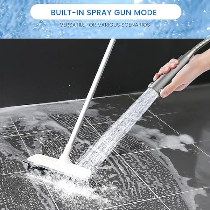 Filtered Shower Head High Pressure Shower Head with 3 Spray Modes Power Wash for Hard Water Handheld Showerhead with OnOff Switch Multifunctional Massage Shower Grey - Image 4
