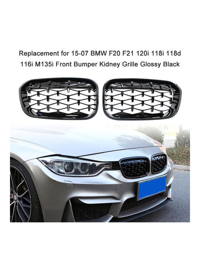 NIBEMINENT Replacement Front Bumper Kidney Grill For BMW F20 F21 120i 118i 118d 116i M135i - Image 2